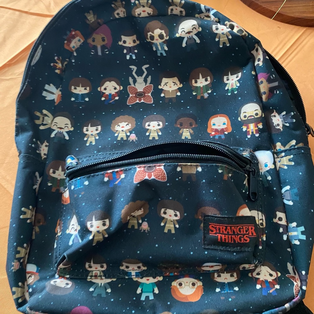 Stranger Things Character Print Backpack